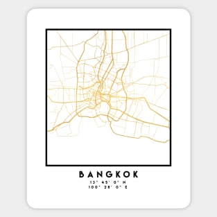 BANGKOK THAILAND CITY STREET MAP ART Sticker